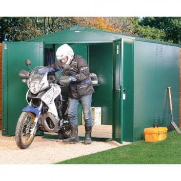 Gladiator Motorbike Garage 7X9 - Police Approved