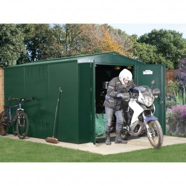 Gladiator Motorbike Garage Plus 7X11 - Police Approved