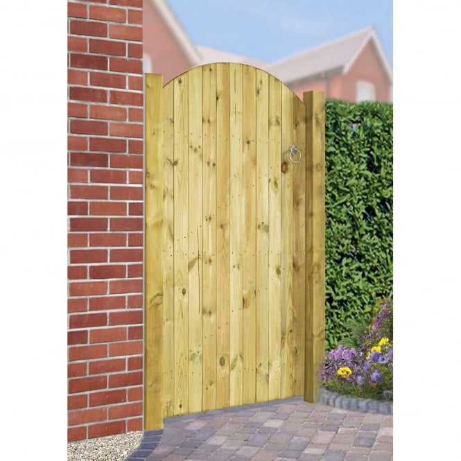 Burbage Carlton Bow Top Wooden Gate