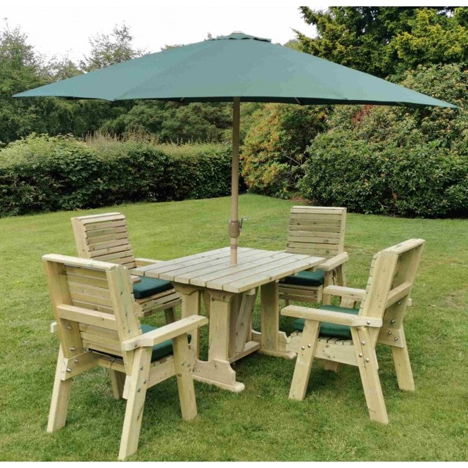 Churnet Valley Ergo 4 Seater Dining Set