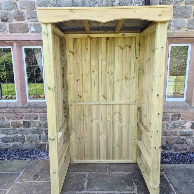 Churnet Valley Small Poly Roof Garden Shelter