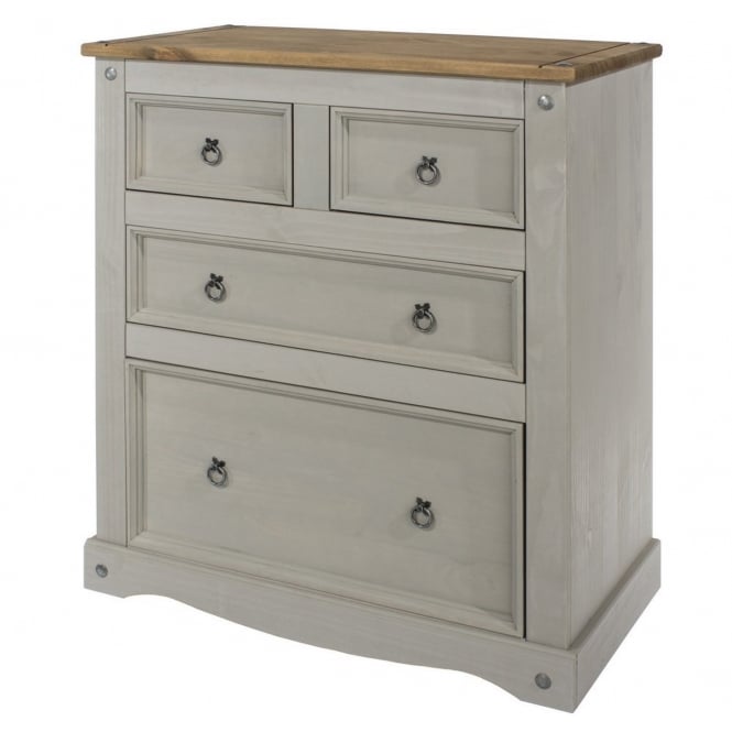 Core Corona Grey 2 + 2 Drawer Chest