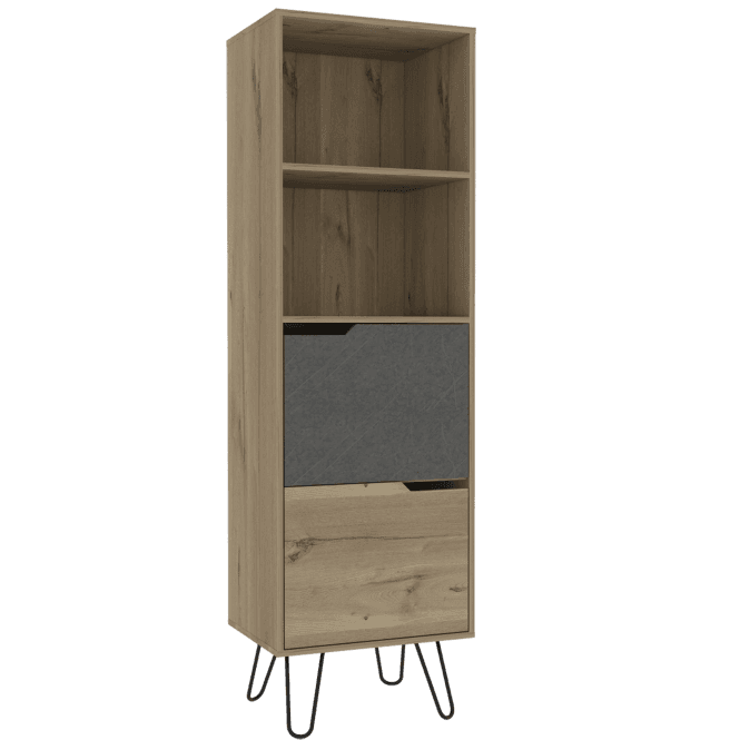 Core Manhattan Tall Bookcase With 2 Drawers