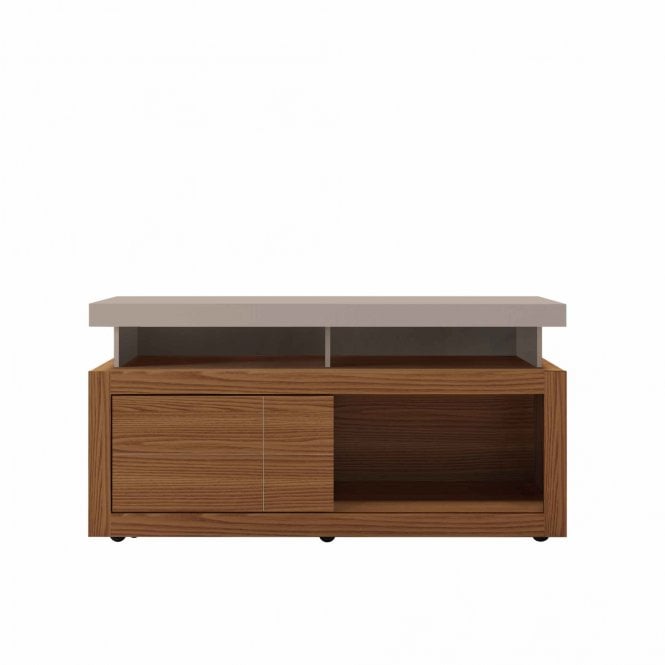 Core Vision Oak Effect & Grey Flat Screen TV Unit