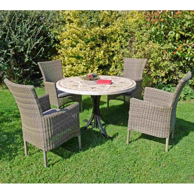 Europa Leisure Montpellier Dining Set with 4 Dorchester Chairs