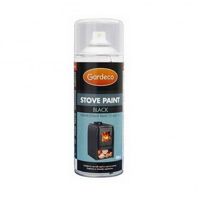 Gardeco Heat Resistant Stove Paint 400ml Spray Can