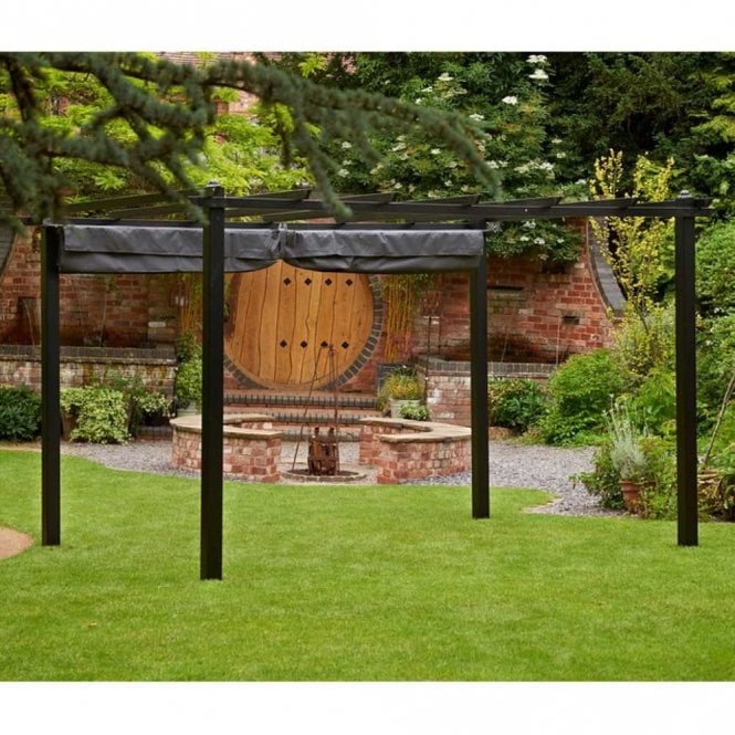 Glendale Seville Gazebo 4x3m Grey