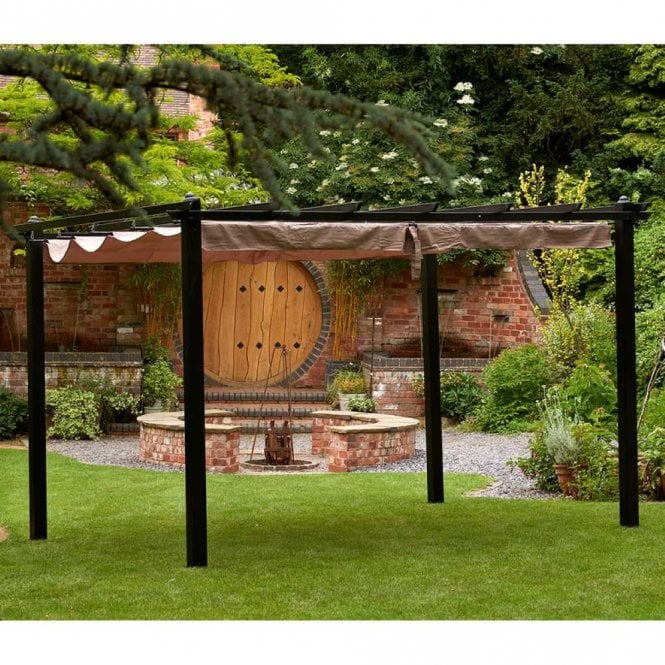 Glendale Seville Gazebo 4x3m Mocha