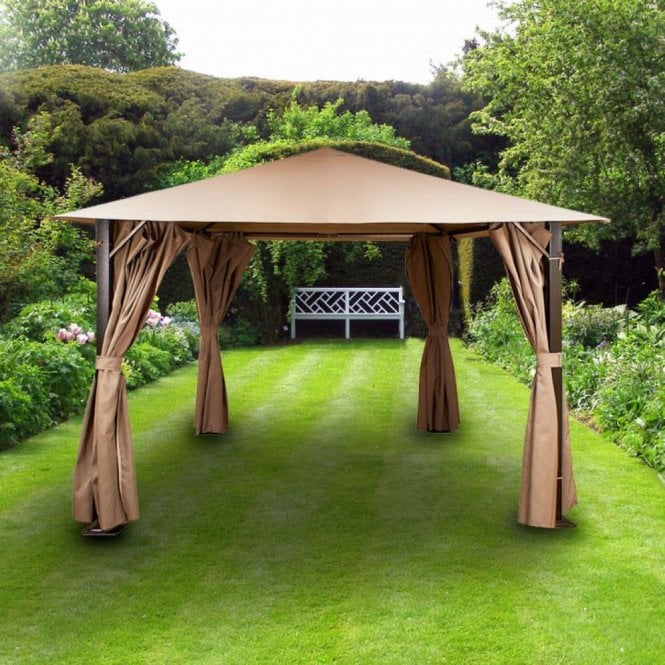 Glendale Venice Heavy Duty Gazebo 2.5x2.5m Mocha