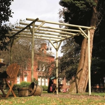 Rustic Rose Pergola