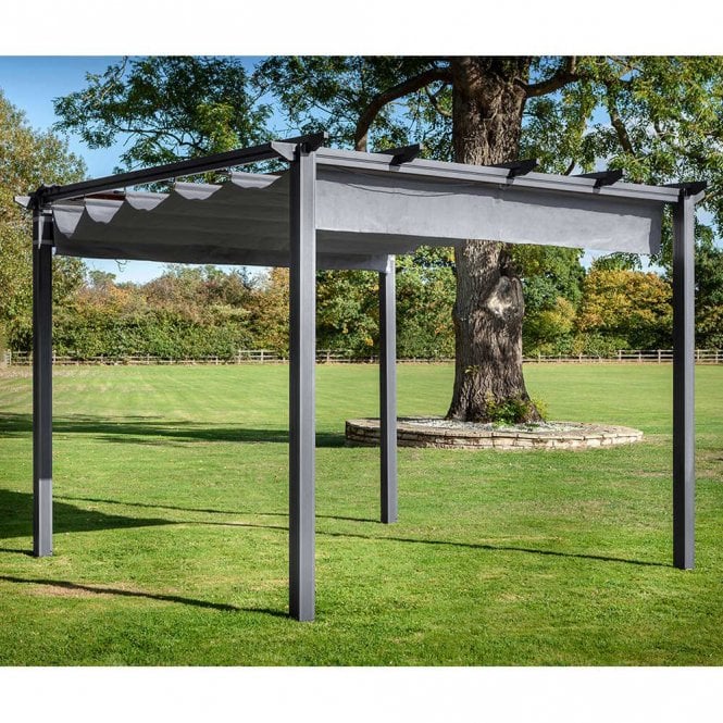 Hartman Roma Pergola 3m x 3m Replacement Canopy - Grey