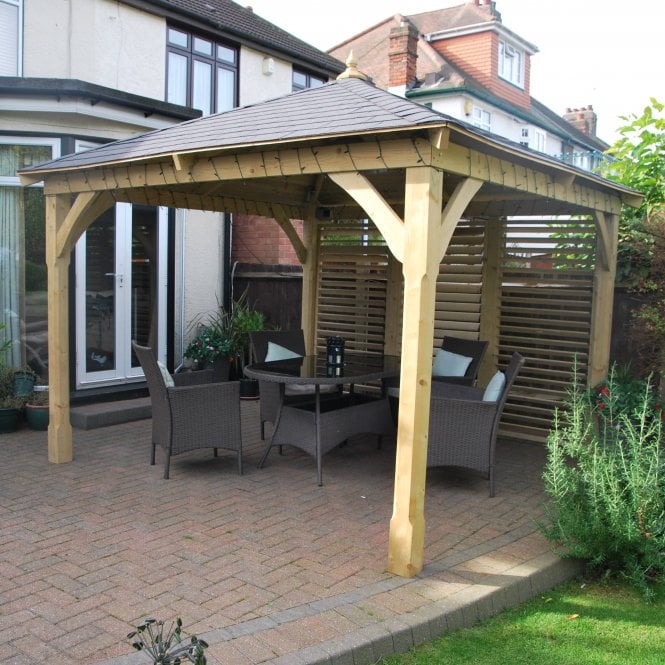 Jagram Cotswold Canopy with Floor and Venetian Panels 3x3