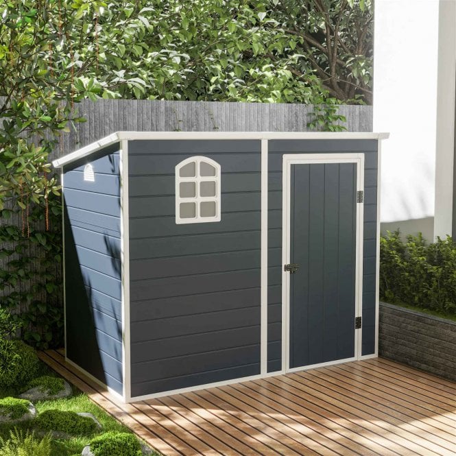 Jasmine Plastic Pent Shed 8X5