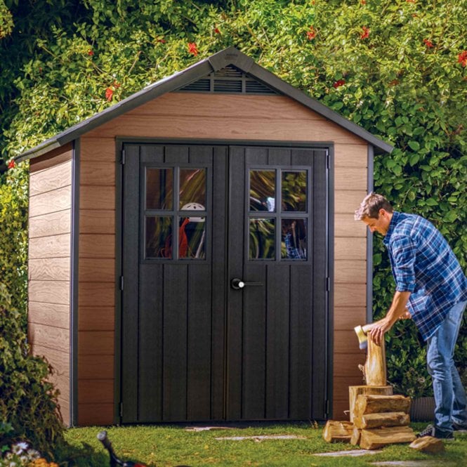 Keter Newton Plastic Apex Shed 7X7