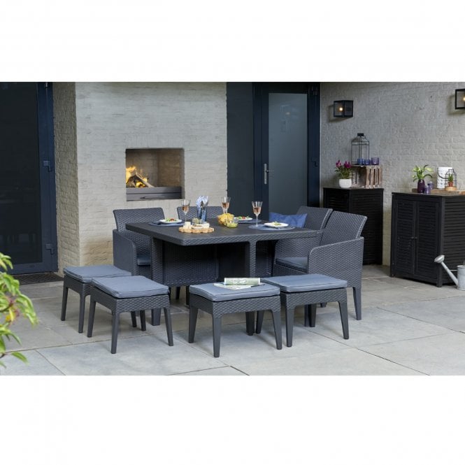 Keter Santiago 9 Piece Dining Set