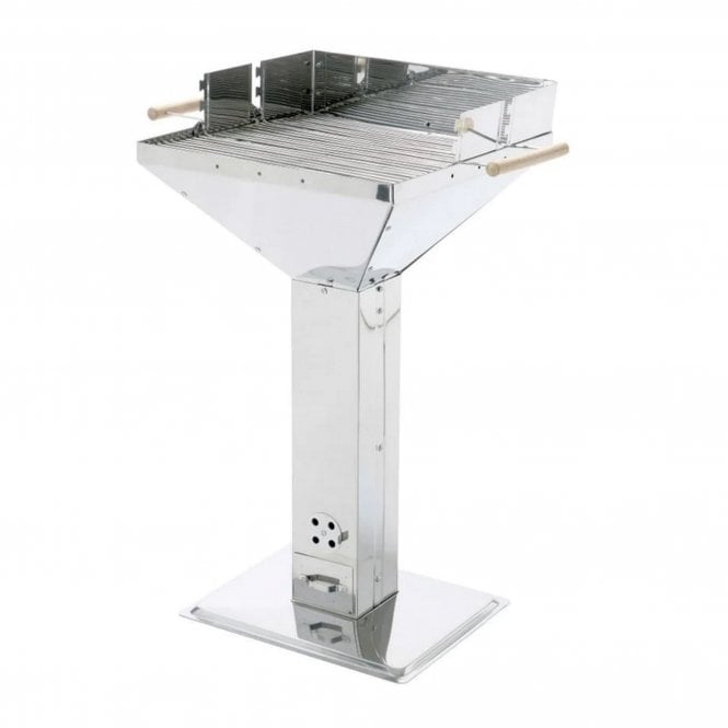 Landmann Square Stainless Steel Pedestal BBQ