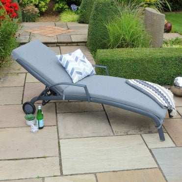 Turin Cushioned Sunlounger