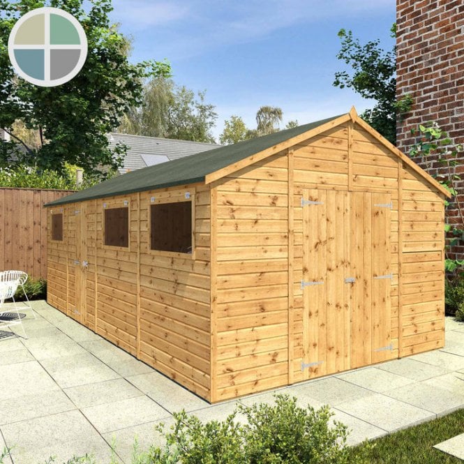 Mercia 20 x 10 Premium Shiplap Apex Workshop