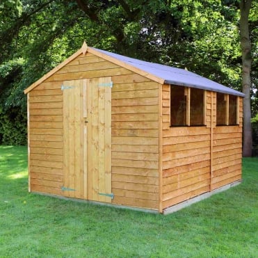 Overlap Apex Shed 10X8