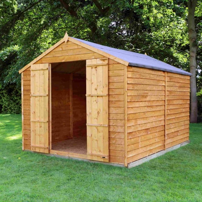 Mercia Overlap Apex Windowless Shed 10X8