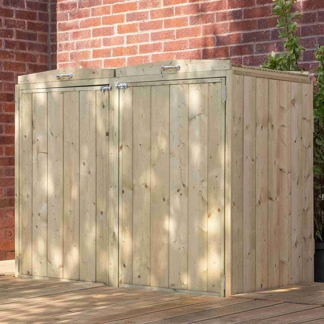 Mercia Premium Pressure Treated Double Bin Store