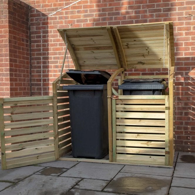 Mercia Pressure Treated Double Bin Store