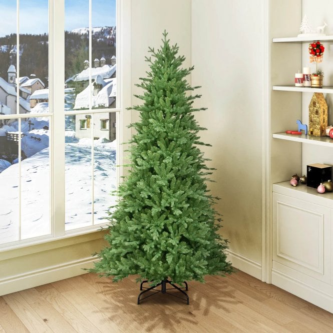 National Tree Company 6ft Buckingham Blue Spruce Hinged Tree