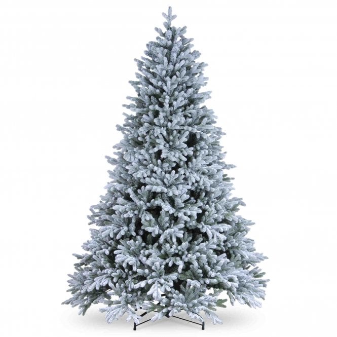 National Tree Company Snowy Hamilton Spruce 7ft Tree