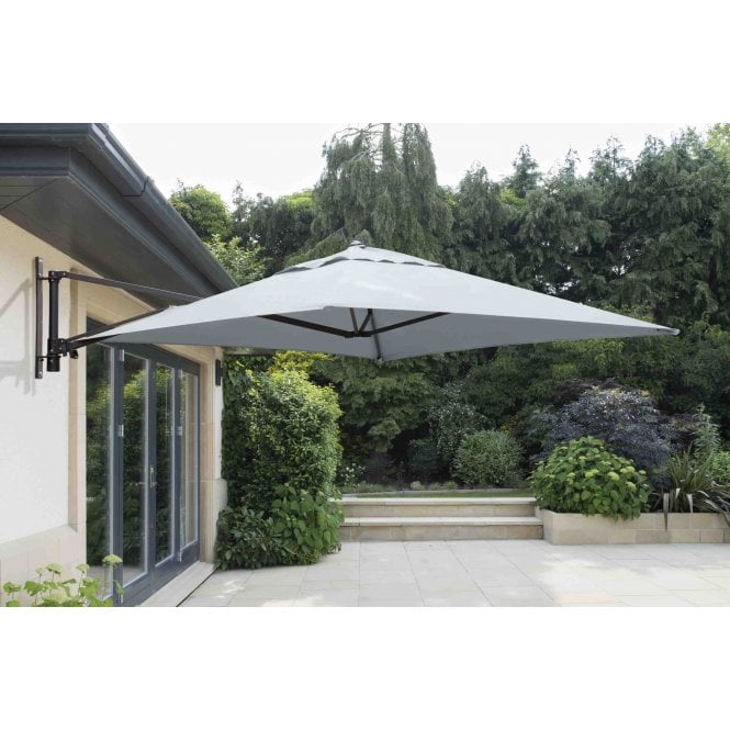 Norfolk Leisure Wall Mounted Cantilever Parasol 2m & FREE Cover