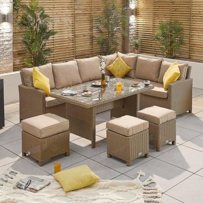 Nova Ciara Corner Dining Set with Casual Table