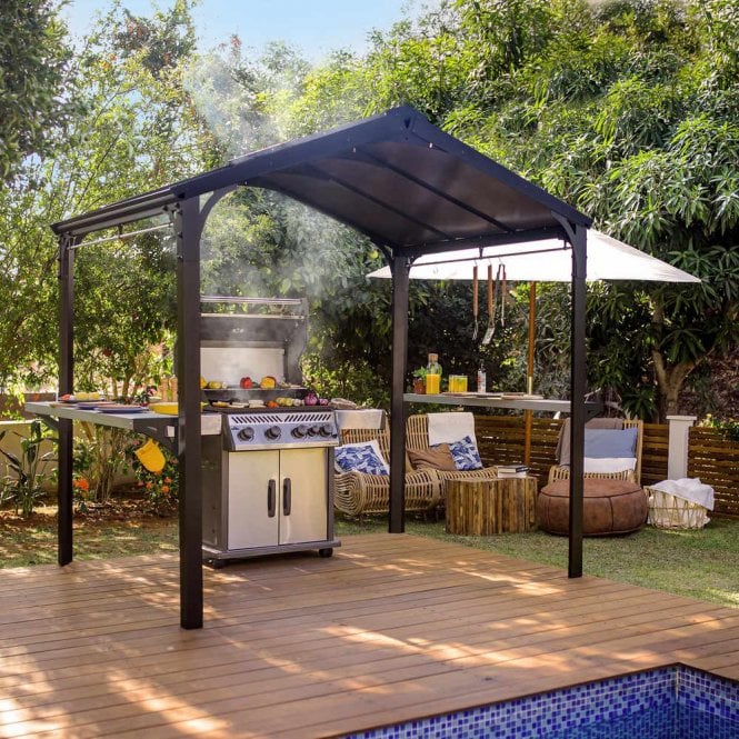 Palram-Canopia Austin 2400 BBQ Gazebo