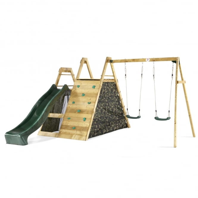 Plum Climbing Pyramid With Swings