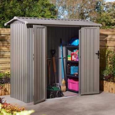 8x4 Brentvale Premium Metal Apex Shed