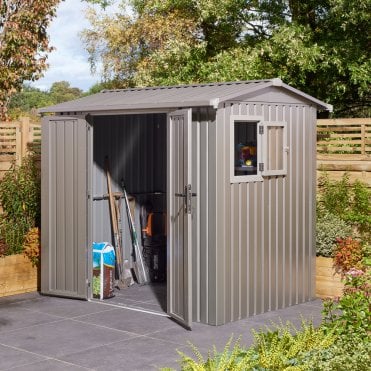 8x6 Brentvale Premium Metal Apex Shed