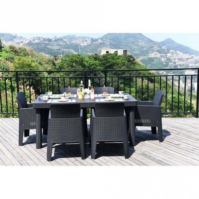 Royalcraft Faro 6 Seater Deluxe Dining Set