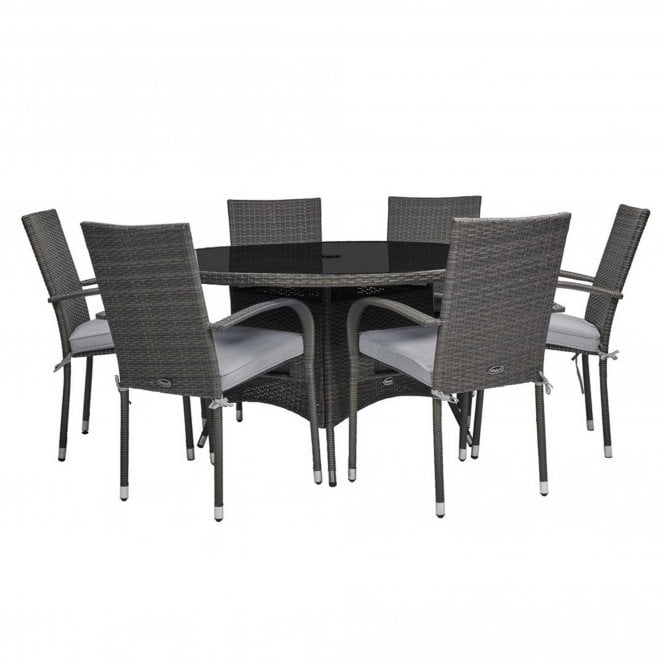 Royalcraft Malaga 6 Seat Round Dining Set