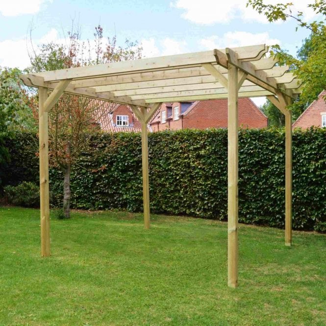 Rutland County Double Garden Pergola 1.8m