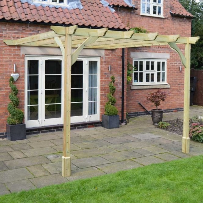 Rutland County Wall Mounted Premium Pergola 1.8m