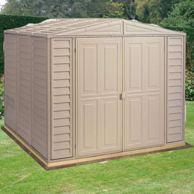 Saffron Plastic Apex Shed 8X8