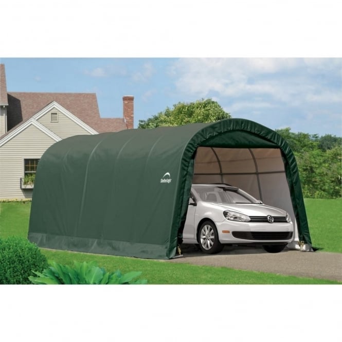 Shelter Logic Round Top Auto Shelter 10X20