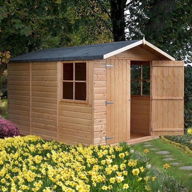 Shire Guernsey Shiplap Shed 7x10 Garden Street