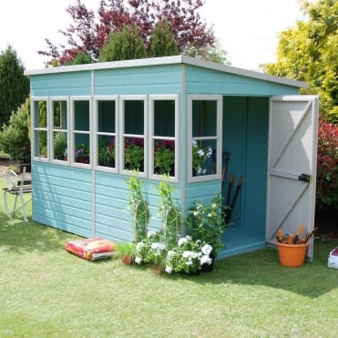 Sun Shiplap Pent Shed