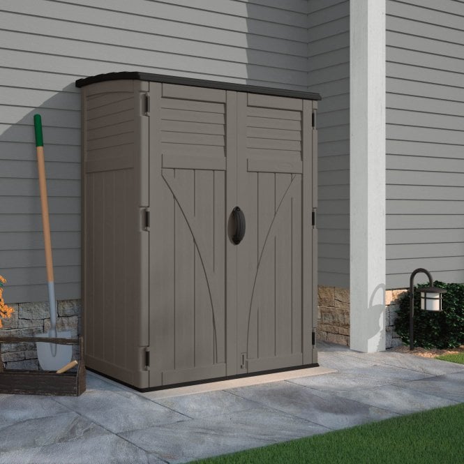 Suncast Stoney Grey Vertical Storage Shed 