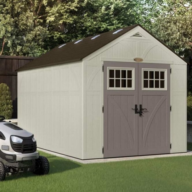 Suncast Tremont Plastic Apex Shed 8X13