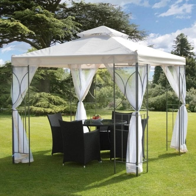 SunTime Polenza 2.5m Cream Gazebo