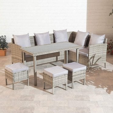 Santa Clara Corner Sofa Dining Set