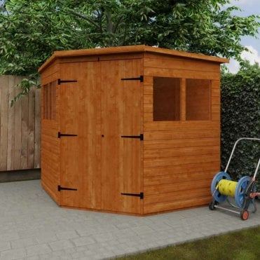 Shiplap Corner Shed